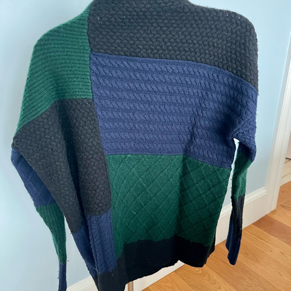 Vineyard Vines Patchwork Merino Wool Sweater - image 3